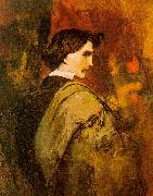 Anselm Feuerbach Self Portrait e oil painting on canvas